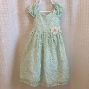 Laura Ashley Girls Lace Dress Size 5
